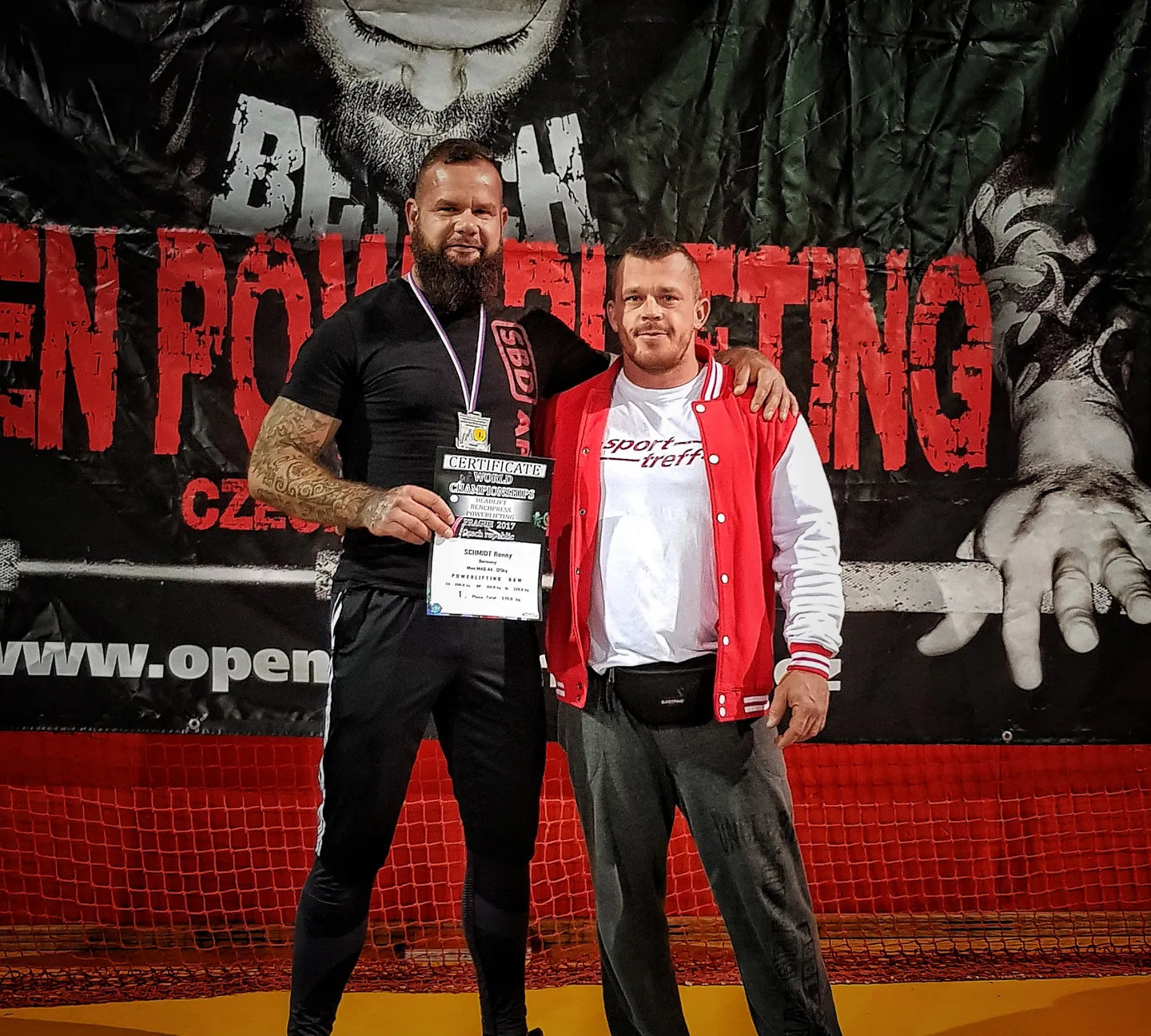 Ronny wird Weltmeister im Powerlifting 2017