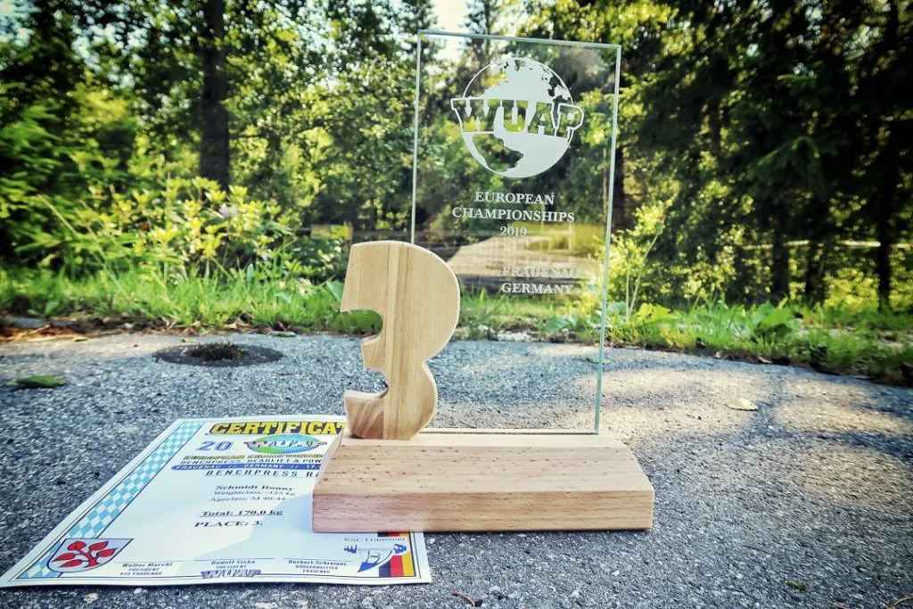 Silber und Bronze bei der Powerlifting Europameisterschaft der WUAP 2019