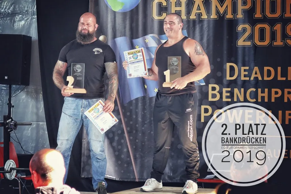 Silber und Bronze bei der Powerlifting Europameisterschaft der WUAP 2019